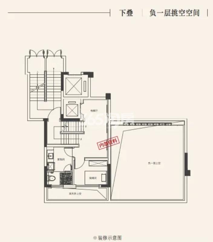 琥珀梓桐院363㎡下叠户型
