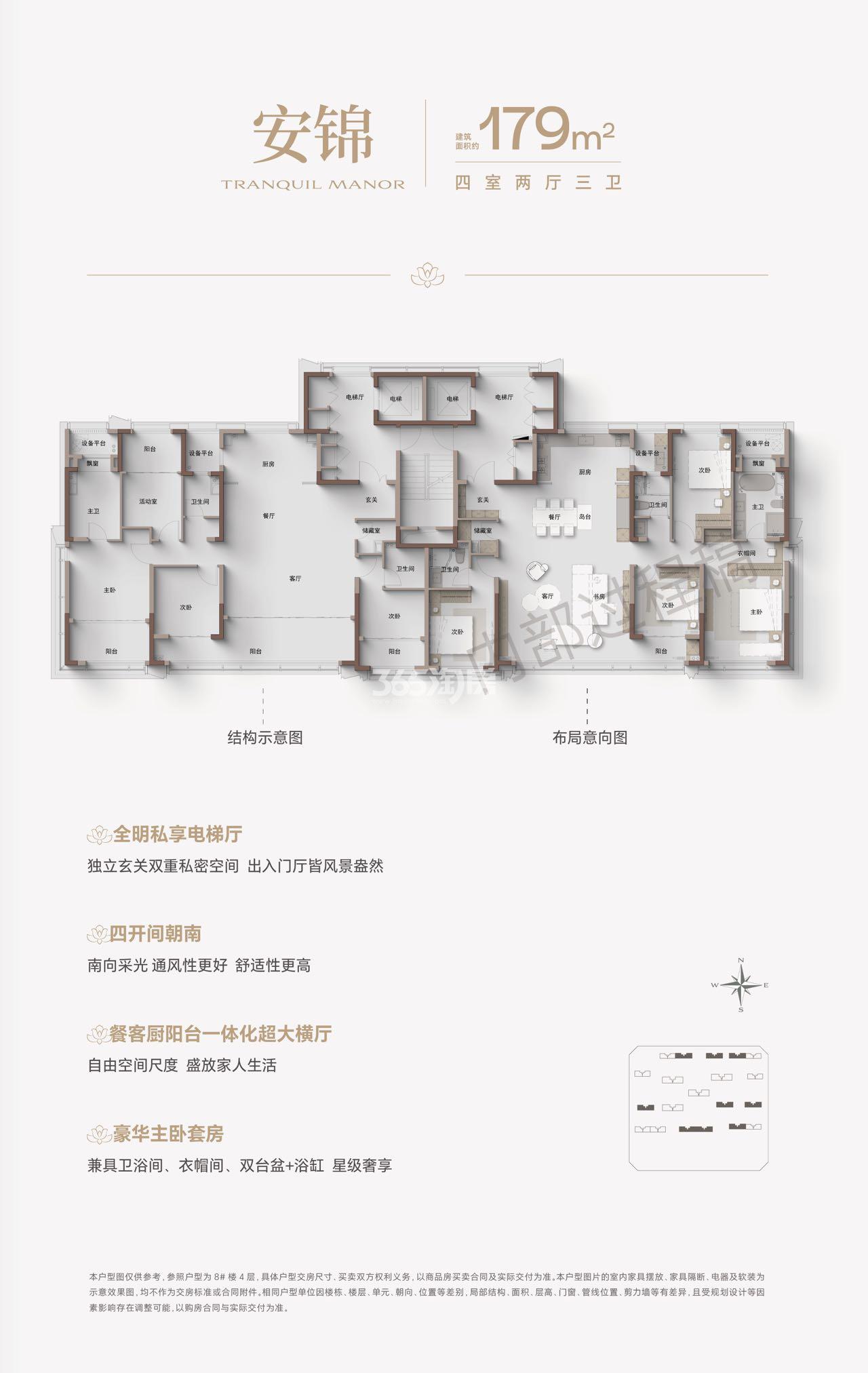 皖投安澜府179㎡户型图