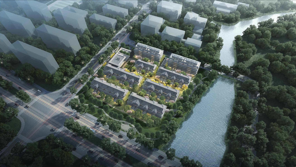 绿城·逸庐鸟瞰图