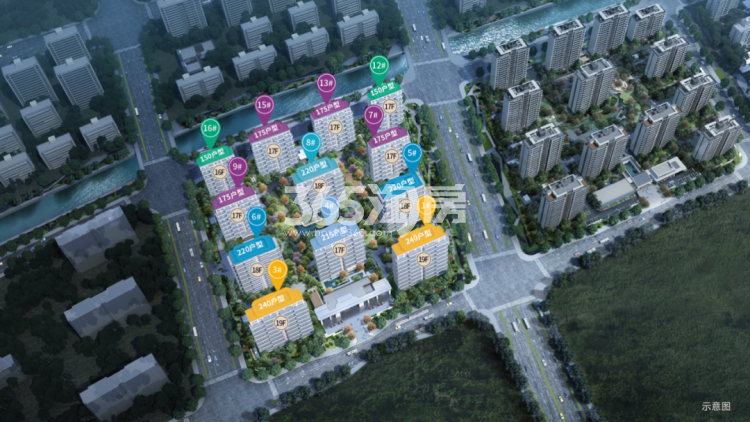 鸟瞰图_苏州中建太泽之星|藏湖_苏州新房网_365淘房