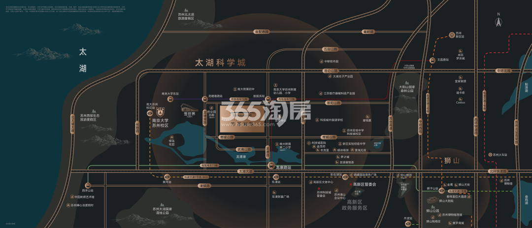 芳菲澜院交通图