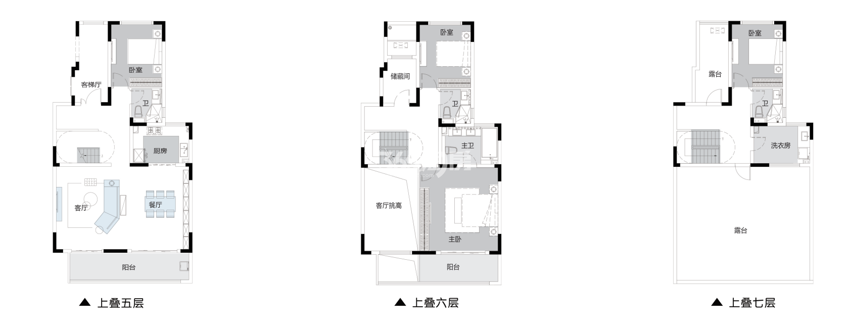 永安锦里上叠户型