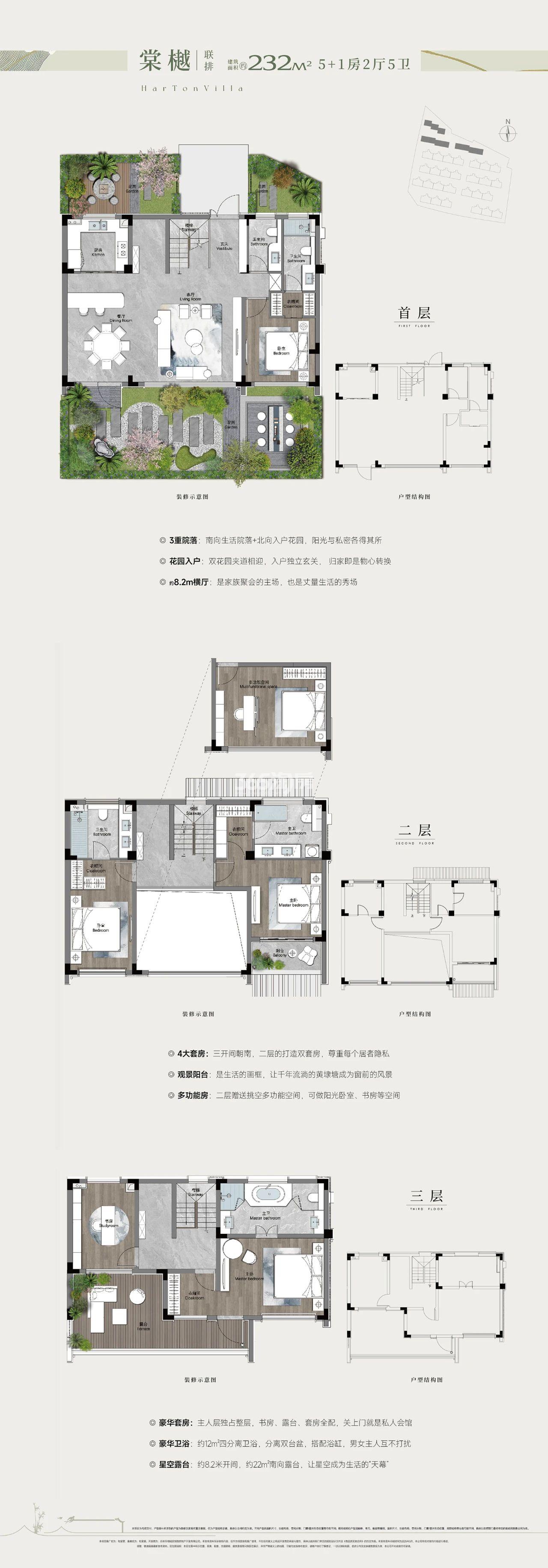 232联排 6室2厅5卫