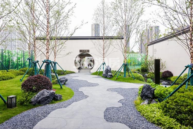 建投·晋和府示范区实景图