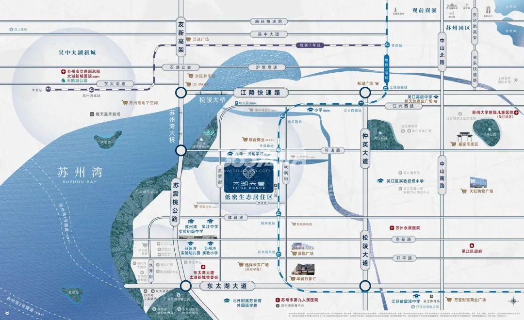 太湖天誉交通图