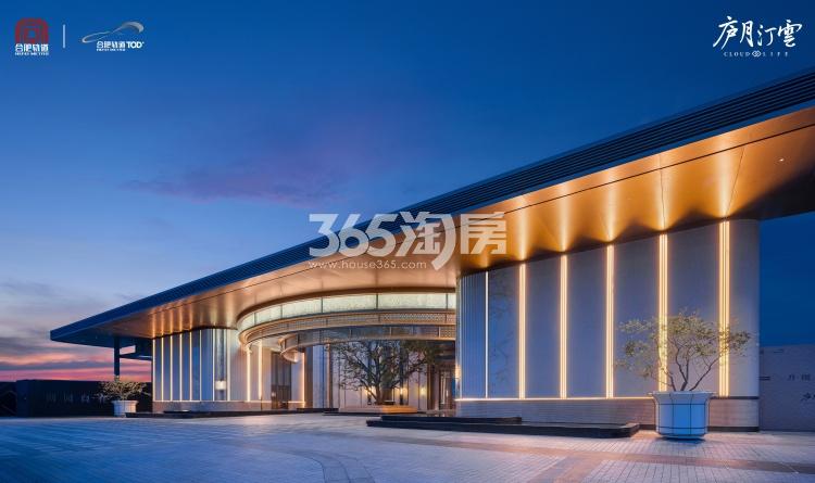 庐月汀雲示范区大门实景图