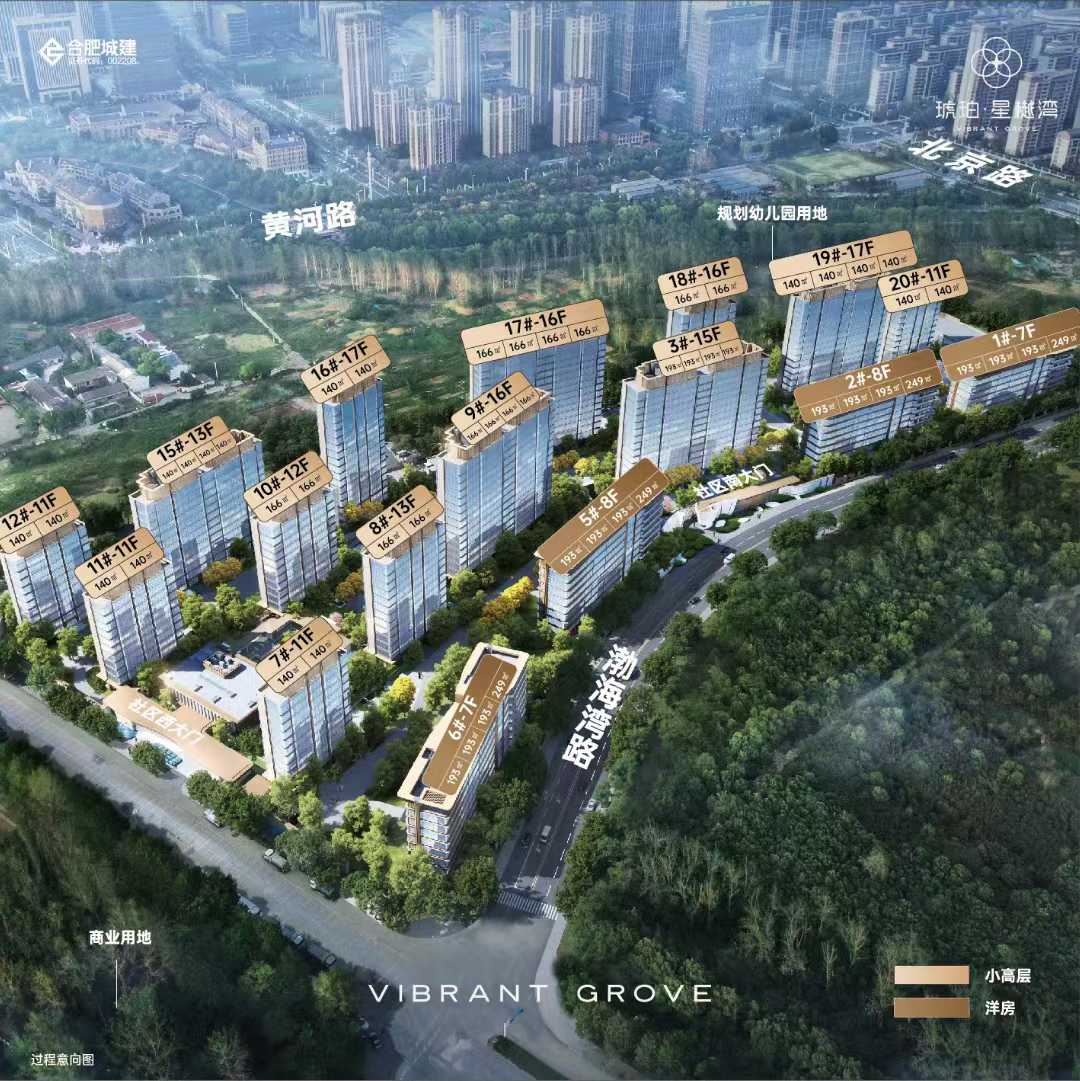 琥珀·星樾湾鸟瞰图