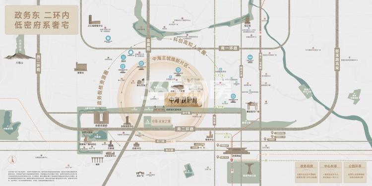 中海观庐府区位图_合肥中海·观庐府_合肥新房网_365淘房