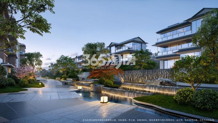 绿城·云庐夜景效果图