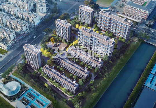 中铁·咏月台鸟瞰图