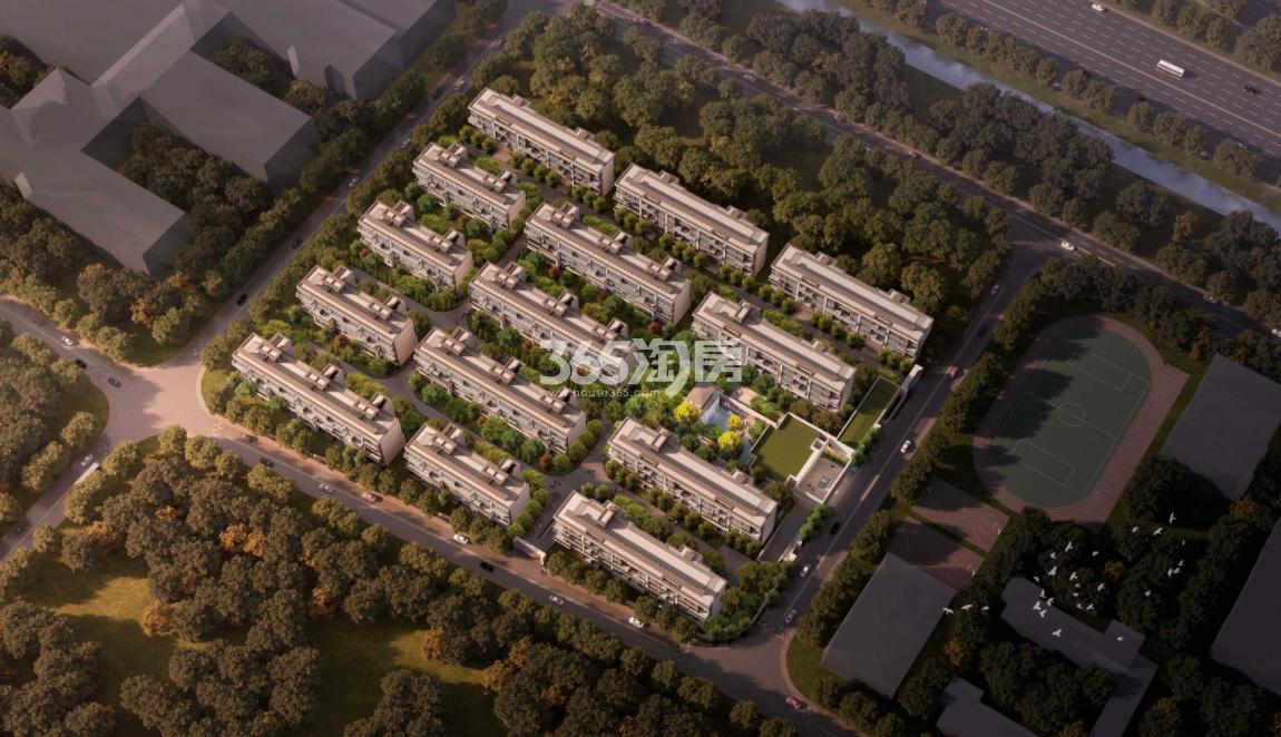 仙林湖G19地块鸟瞰图_南京南京仙林智慧科技仙林湖G19地块_南京新房网_365淘房