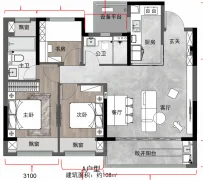 和颂雅苑户型图
