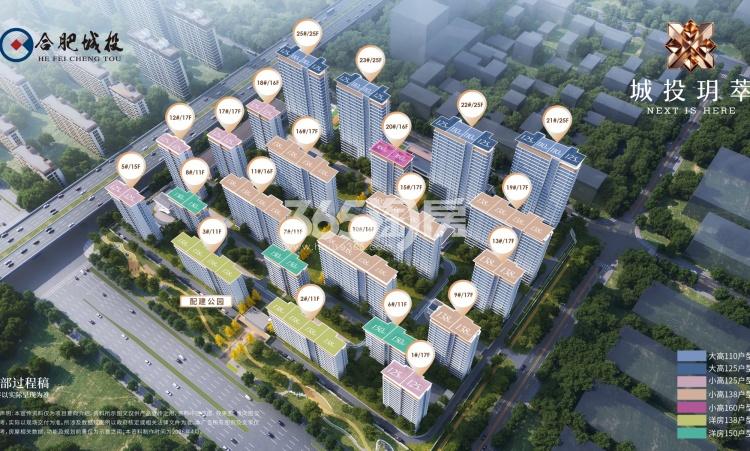 城投·玥萃鸟瞰图