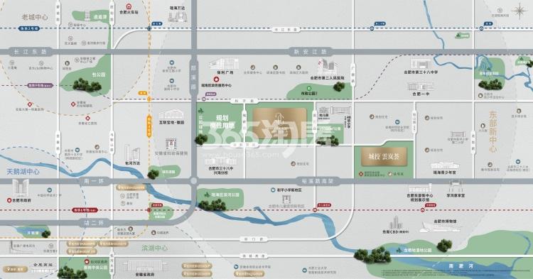 城投雲岚荟交通图